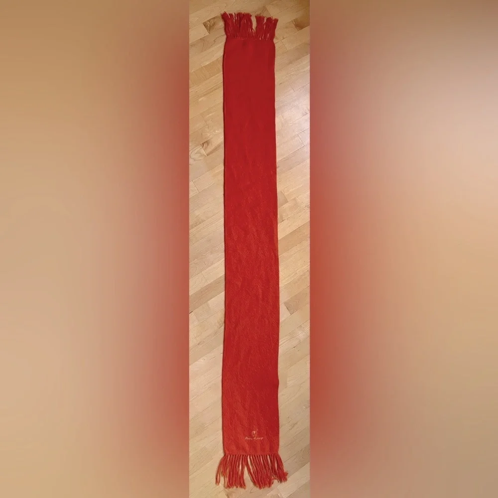 🦙Alpaca Fringe Scarf by Alpaca Camargo in Burnt Orange | Men’s/Women’s/Unisex